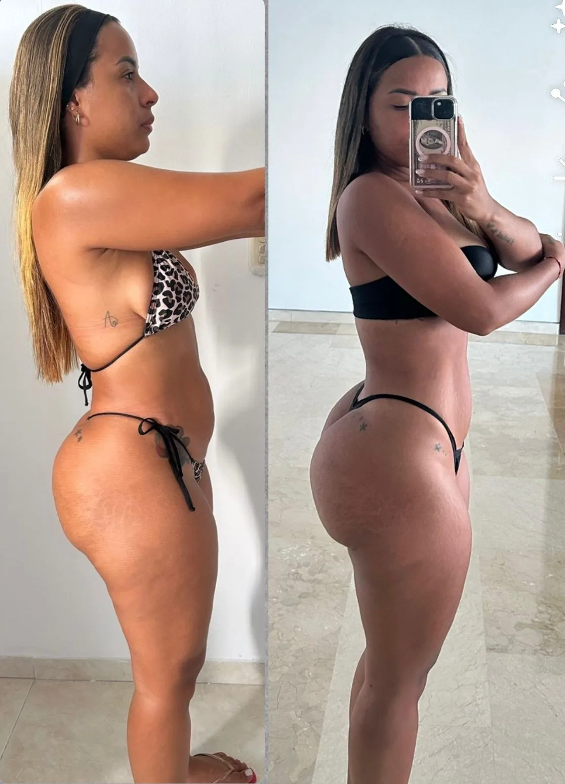 Transformación real de una asesorada del TEAMPADOVANI, antes y después