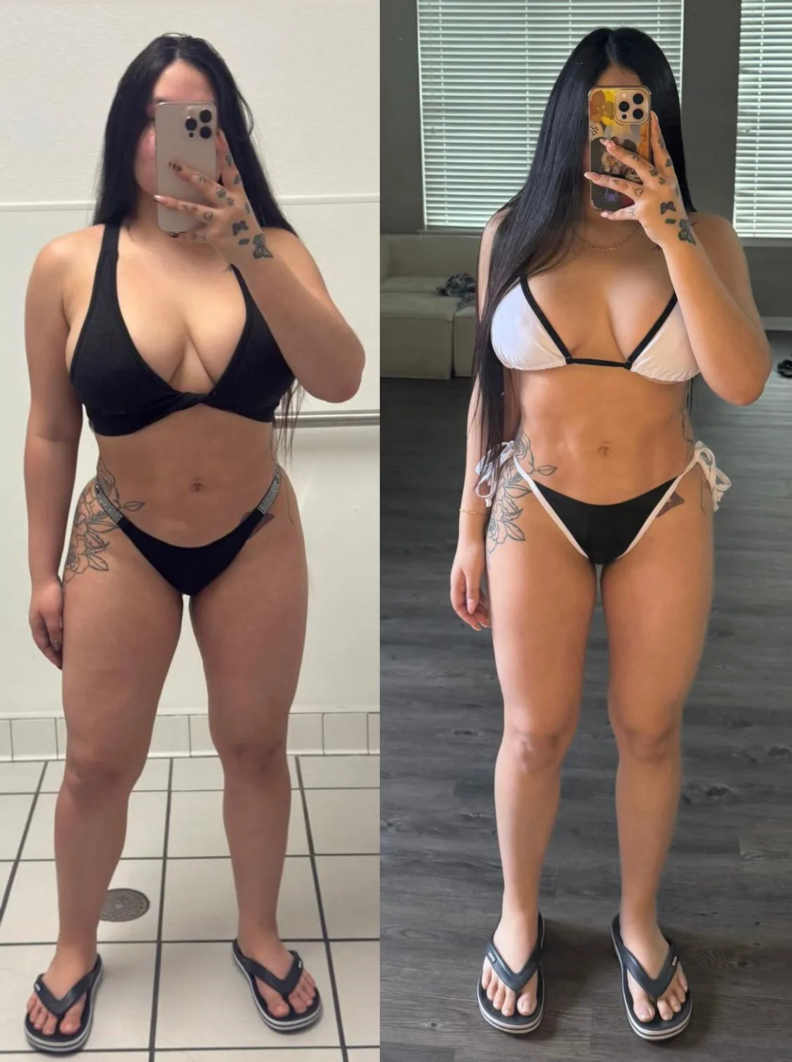 Transformación real de una asesorada del TEAMPADOVANI, antes y después