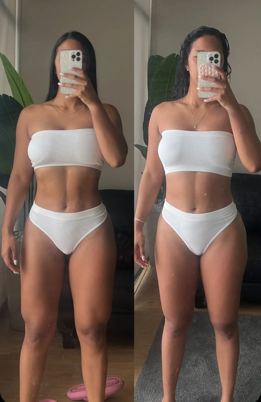 Transformación real de una asesorada del TEAMPADOVANI, antes y después